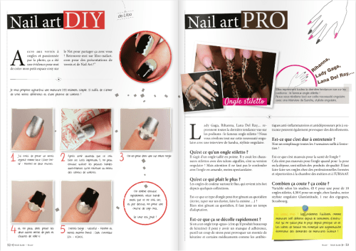 mode inside. double page ongles