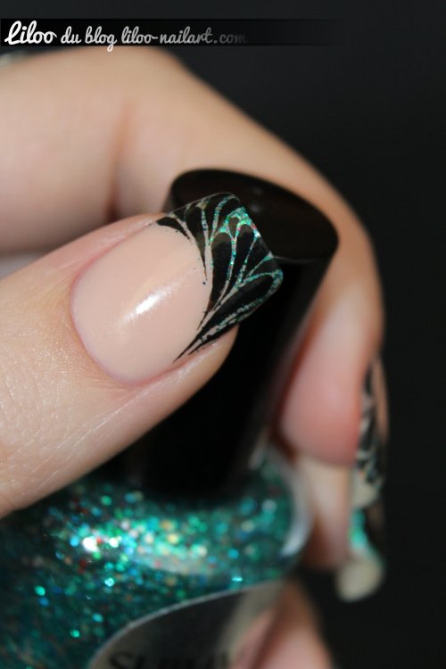 nail art french virgules liloo