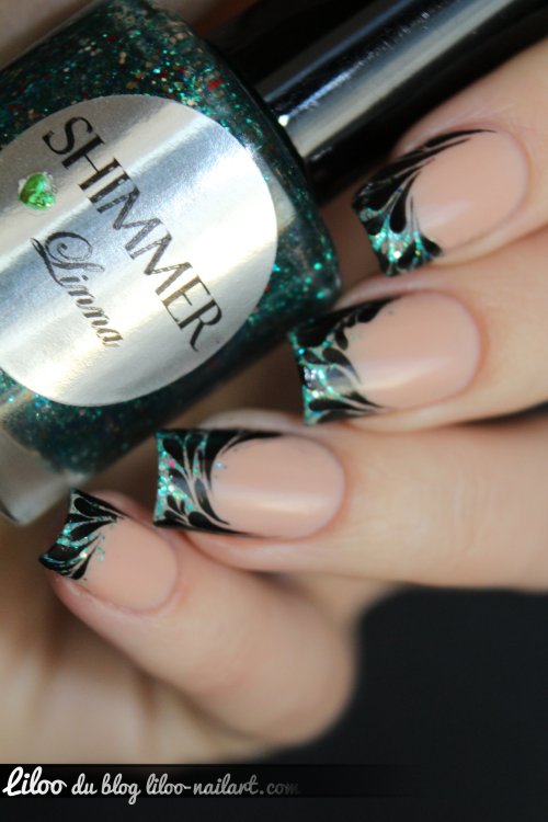 nail art french virgules liloo