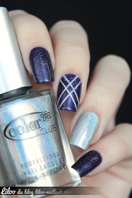 attitude picture polish halo hues color club nail art striping