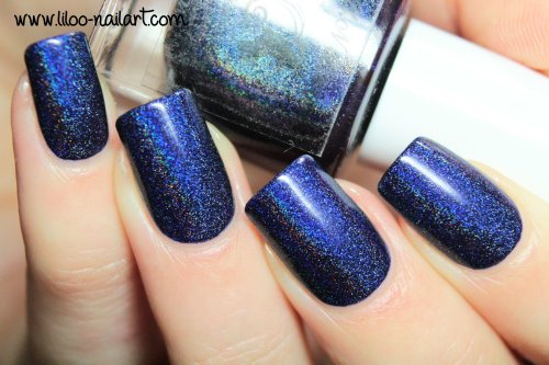 starry night of the summer summer 2014 holo polish by fun lacquer liloo nail art