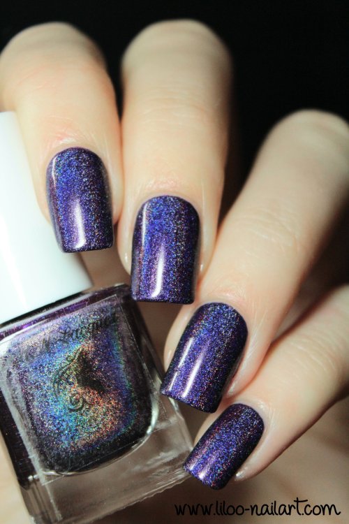 evening gown 2014 holo polish by fun lacquer liloo nail art