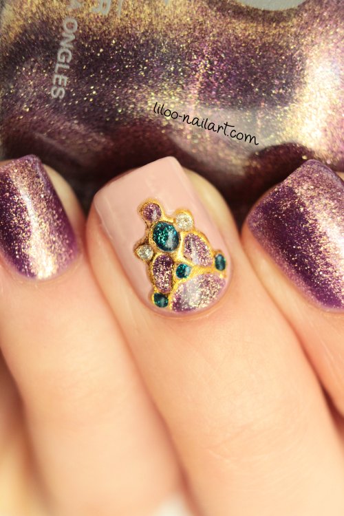 gel foil bijoux liloo nail art