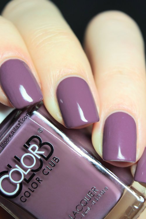 midnight mulberry color club liloo nail art