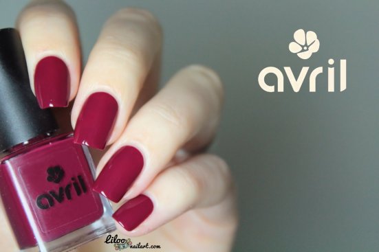 bourgogne vernis avri liloo nail art